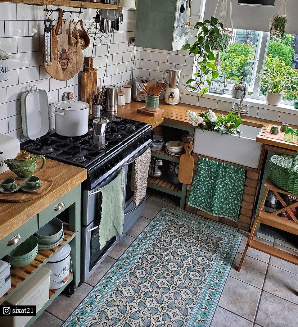 Tapis en vinyle classique Bella