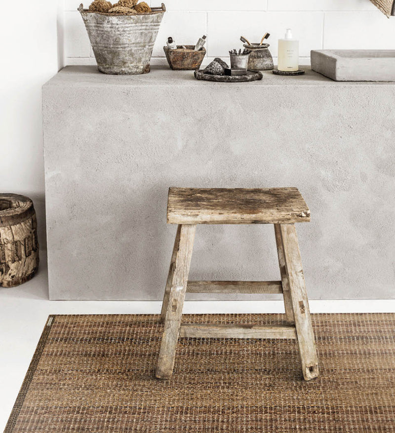 Tapis en vinyle naturel Ada