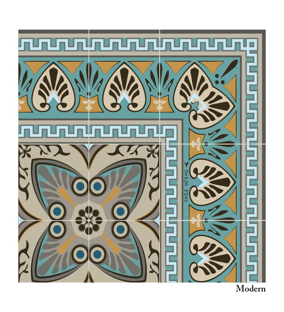 Tapis en vinyle classique Bella