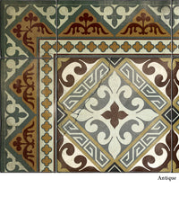 Flor de Lis Classic Vinyl Rug