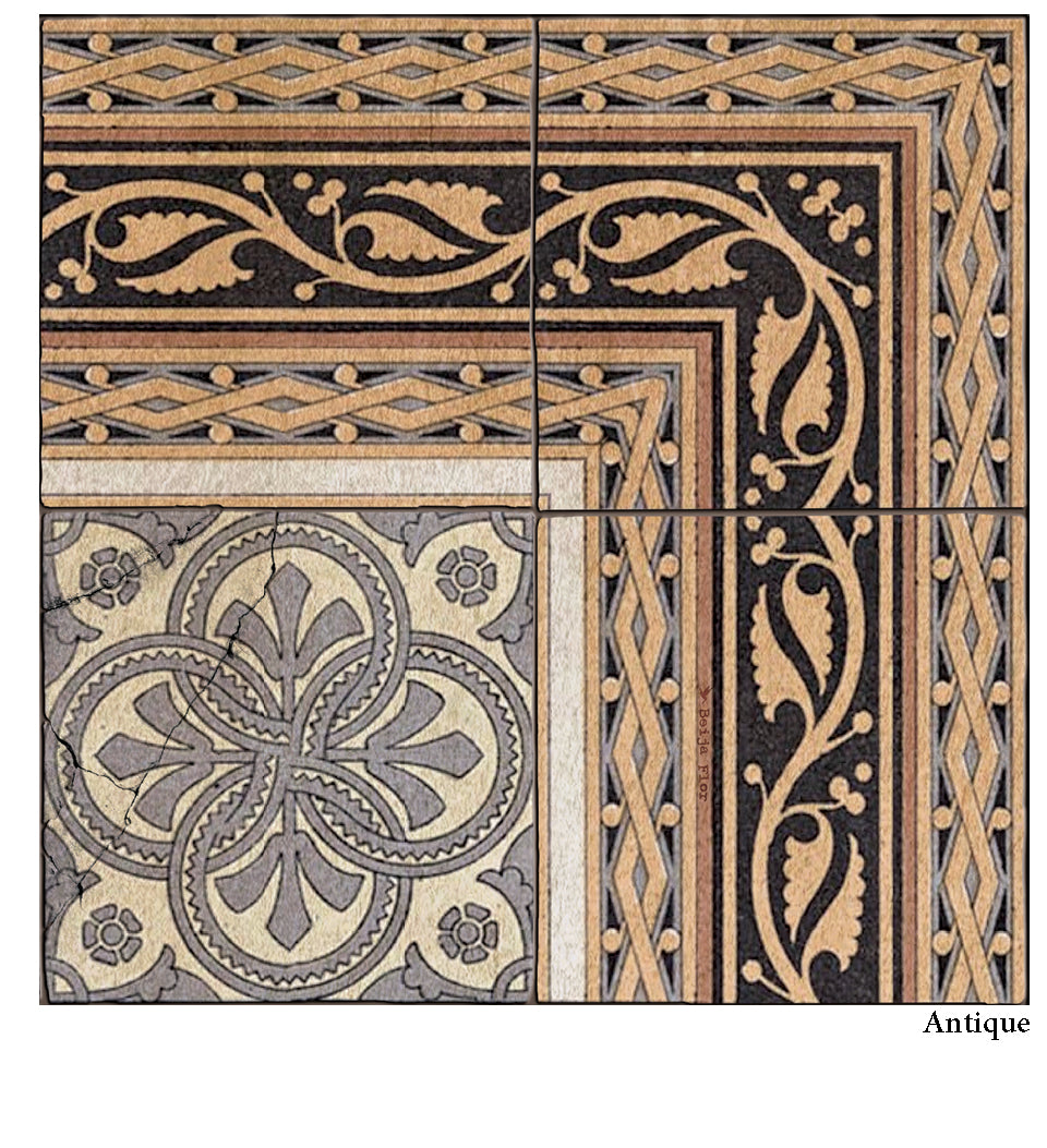 Isabel Antique Vinyl Rug