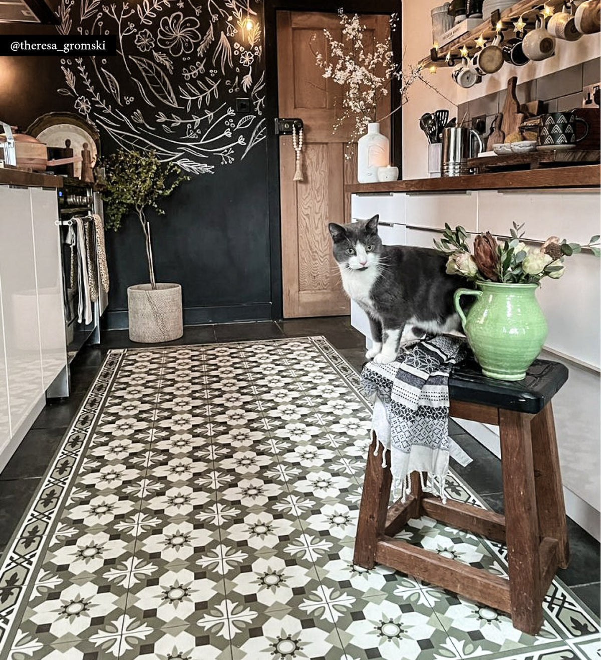 Tapis en vinyle béton forêt Amsterdam