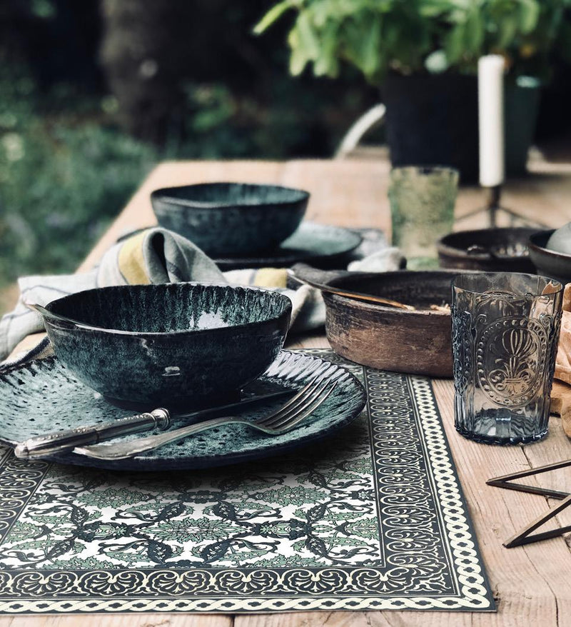 Set de table en vinyle menthe arménienne