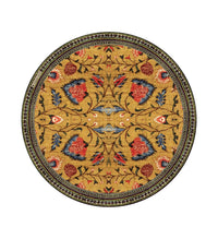 Set de table rond en vinyle doré Bohemian Garden