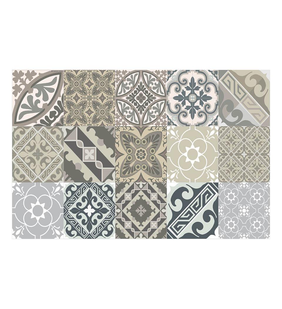 Eclectic Beige Vinyl Placemat