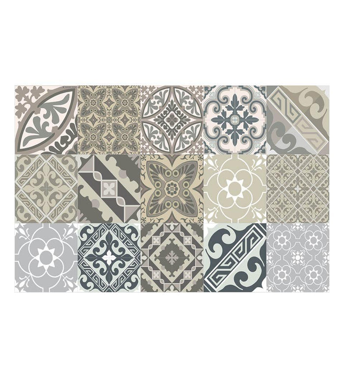 Eclectic Beige Vinyl Placemat