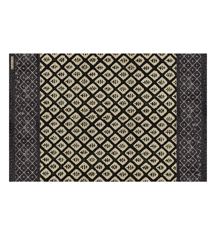 Set de table en vinyle noir Jaipur