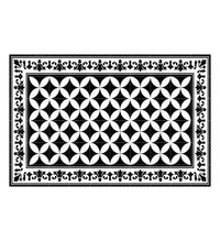 Sofi Black & White Vinyl placemat