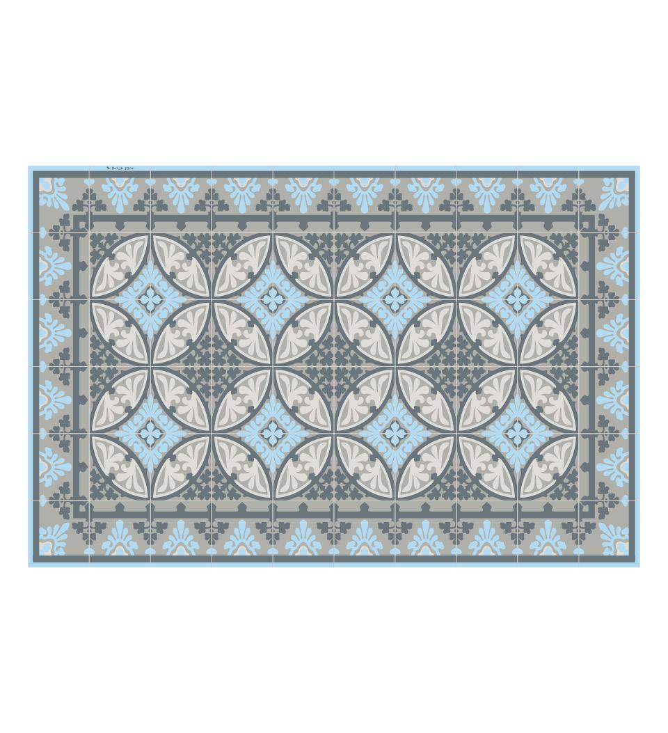 Barcelona Light Blue Vinyl Placemat