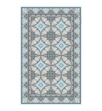Barcelona Light Blue Vinyl Rug