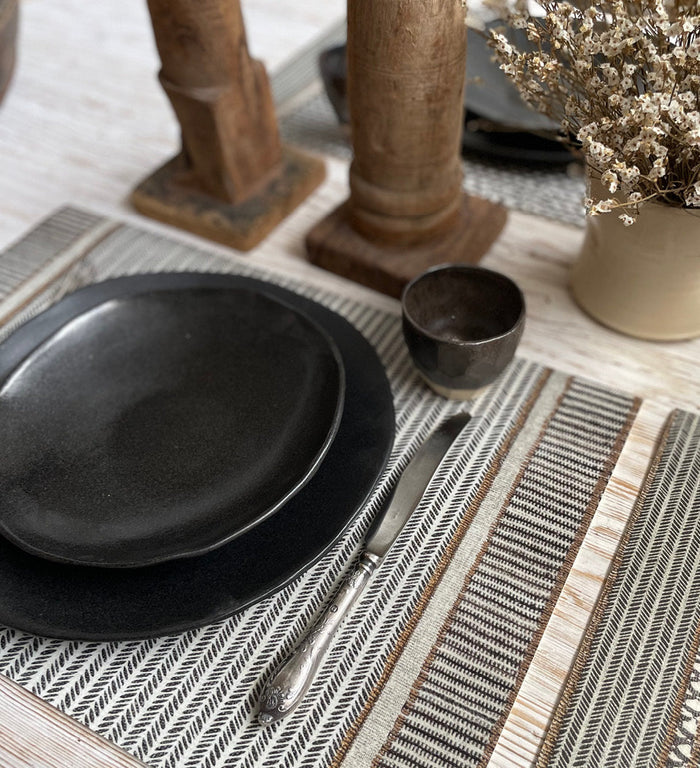 Set de table en vinyle blé tribal