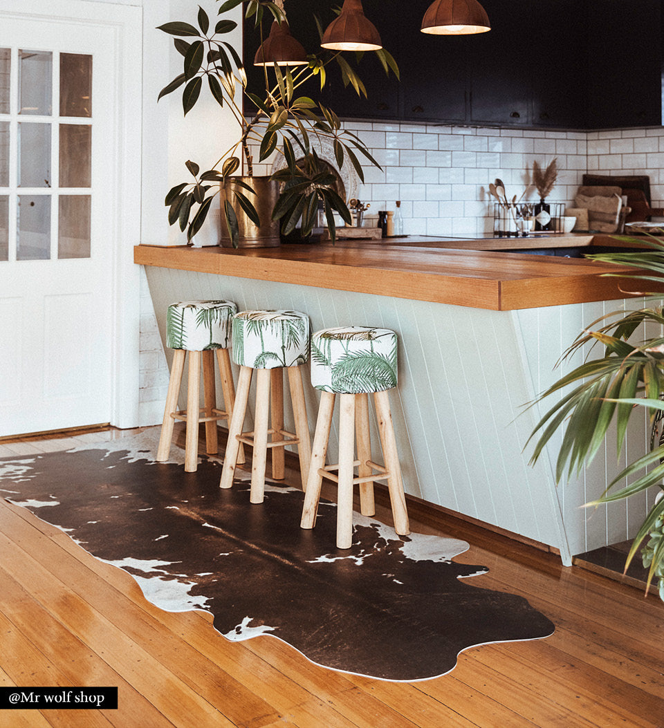Cow Hide Vinyl Rug - Beija Flor – Beija Flor World