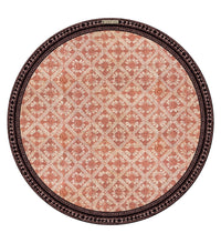 Set de table rond en vinyle fleur de Jaipur