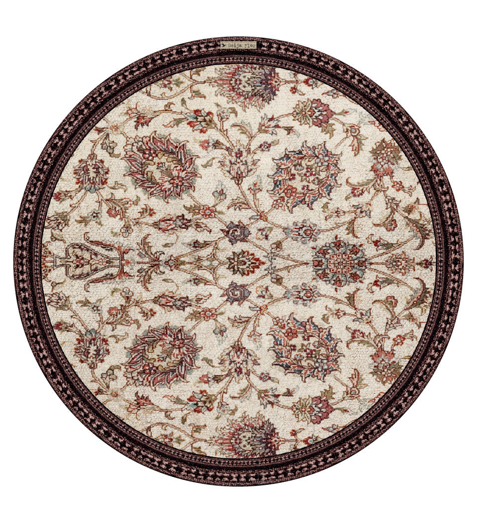 Bohemian Garden Fall Round Vinyl Placemat