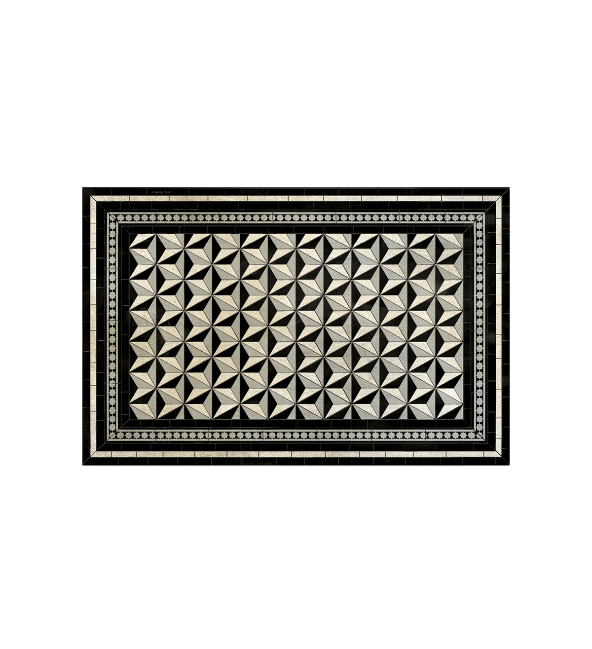 Rock Star Silver Vinyl Placemat