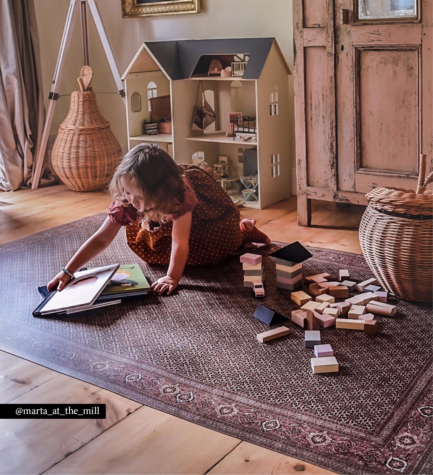 Persian Vinyl Rug - Beija Flor – Beija Flor World