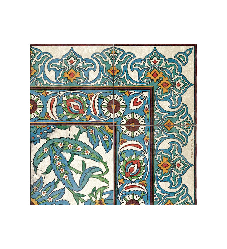 吉岡耕ニ　油彩empire state Bd Isabel Antique Vinyl Rug - Beija Flor – Beija Flor World