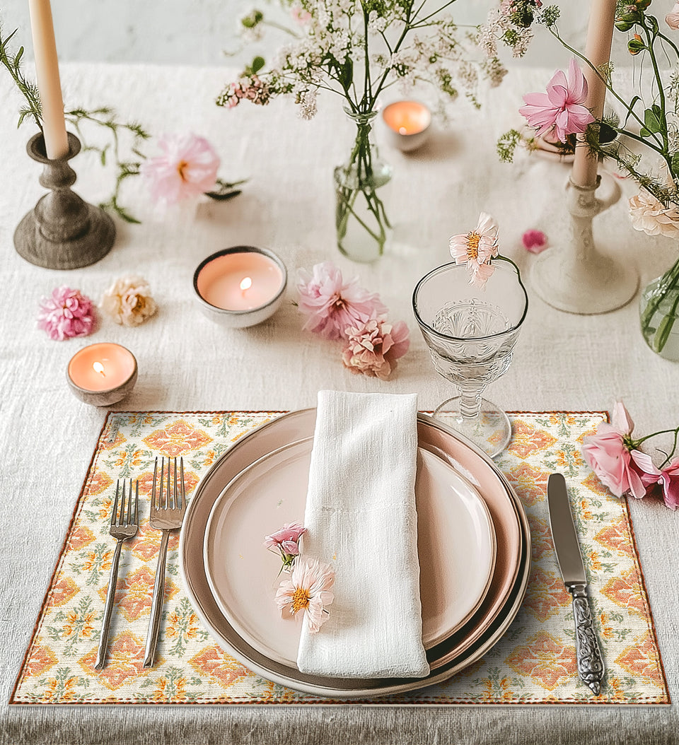 Set de table en vinyle Bloom