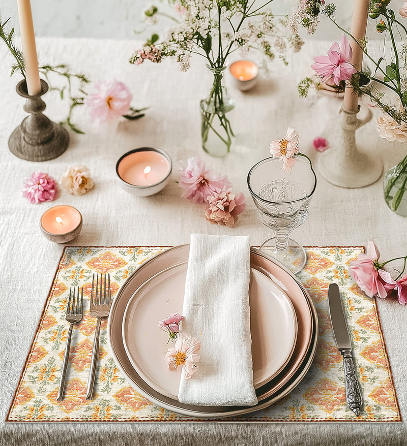 Set de table en vinyle Bloom