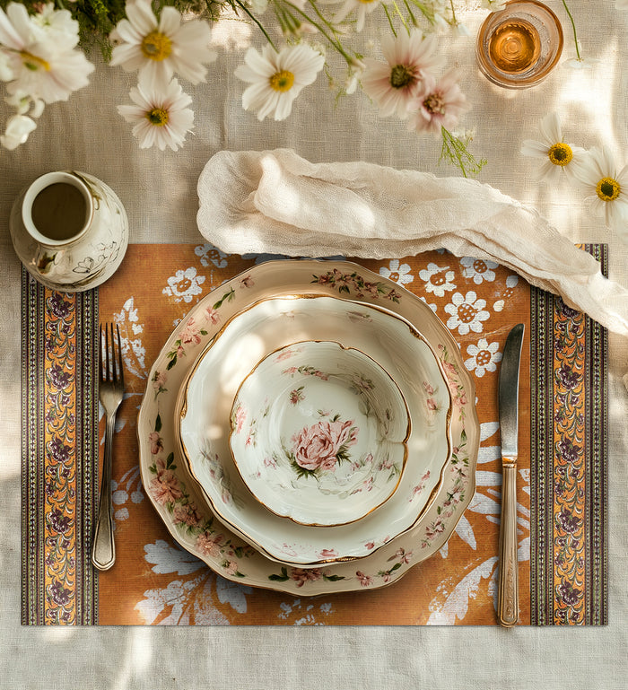 Bohemian Garden Hazel Vinyl Placemat