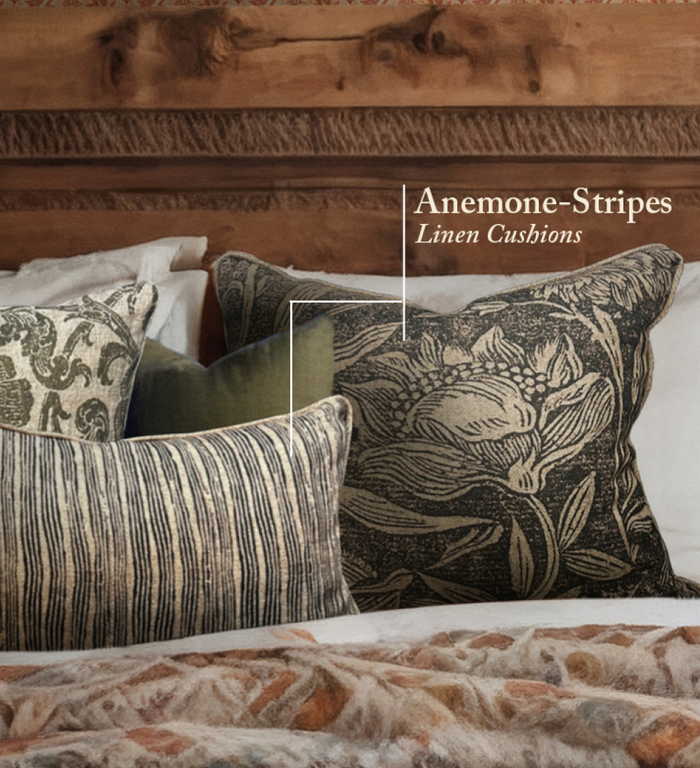 Anemone-Stripes Cushion