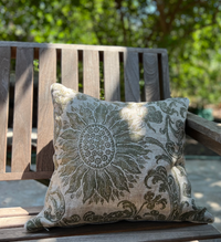 Sunflower-Fern Cushion