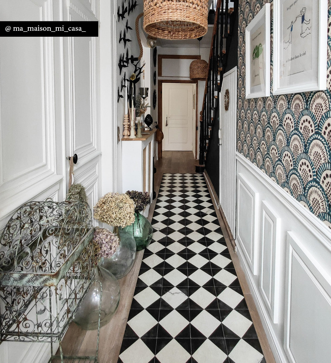beija Chess Vinyl Rug