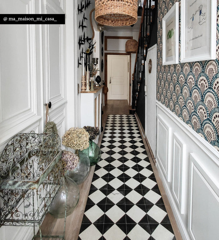 Chess Antique - Modu floor Vinyl rug