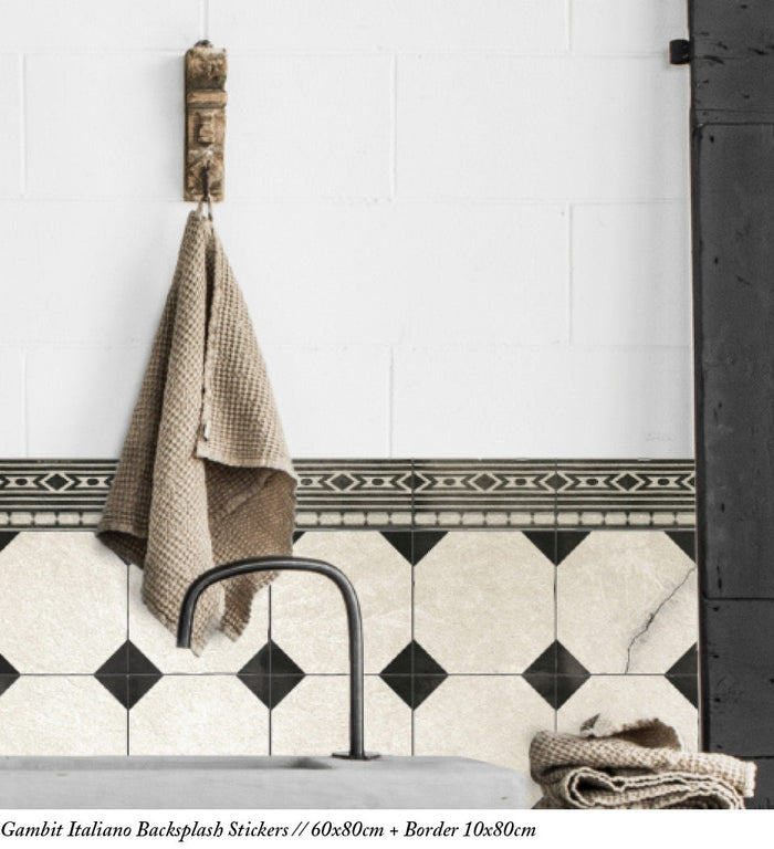 Italiano Vinyl Backsplash Stickers