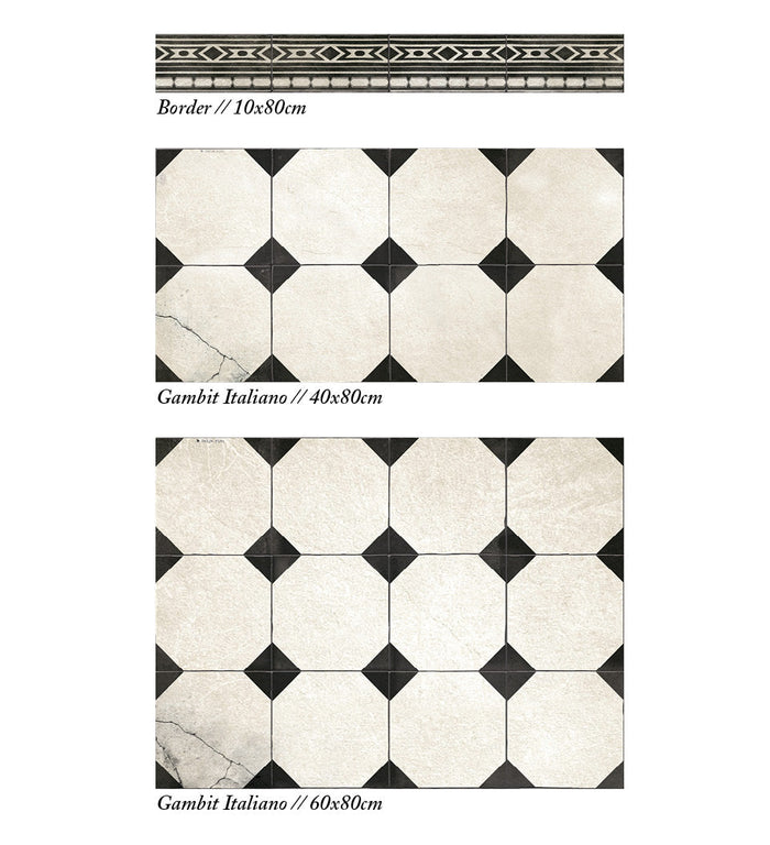 Italiano Vinyl Backsplash Stickers