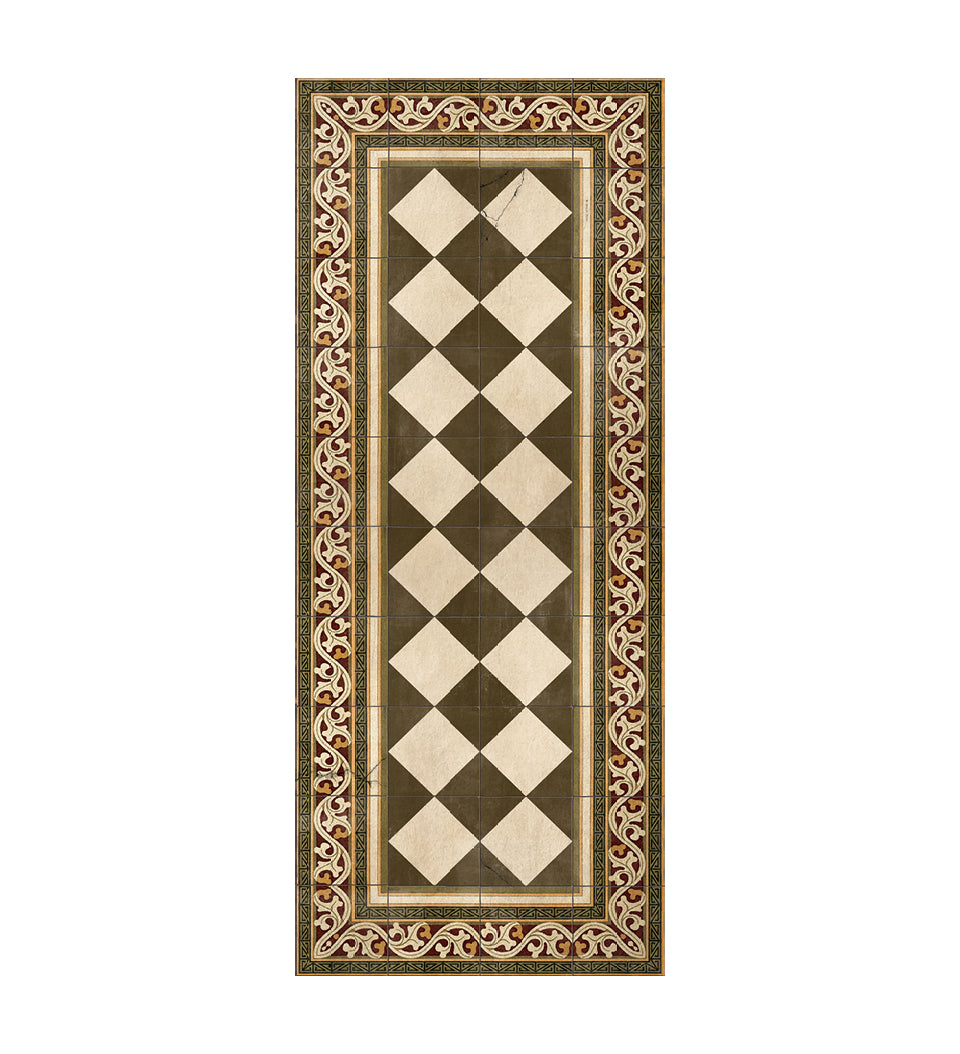 Tapis en vinyle antique Isabel