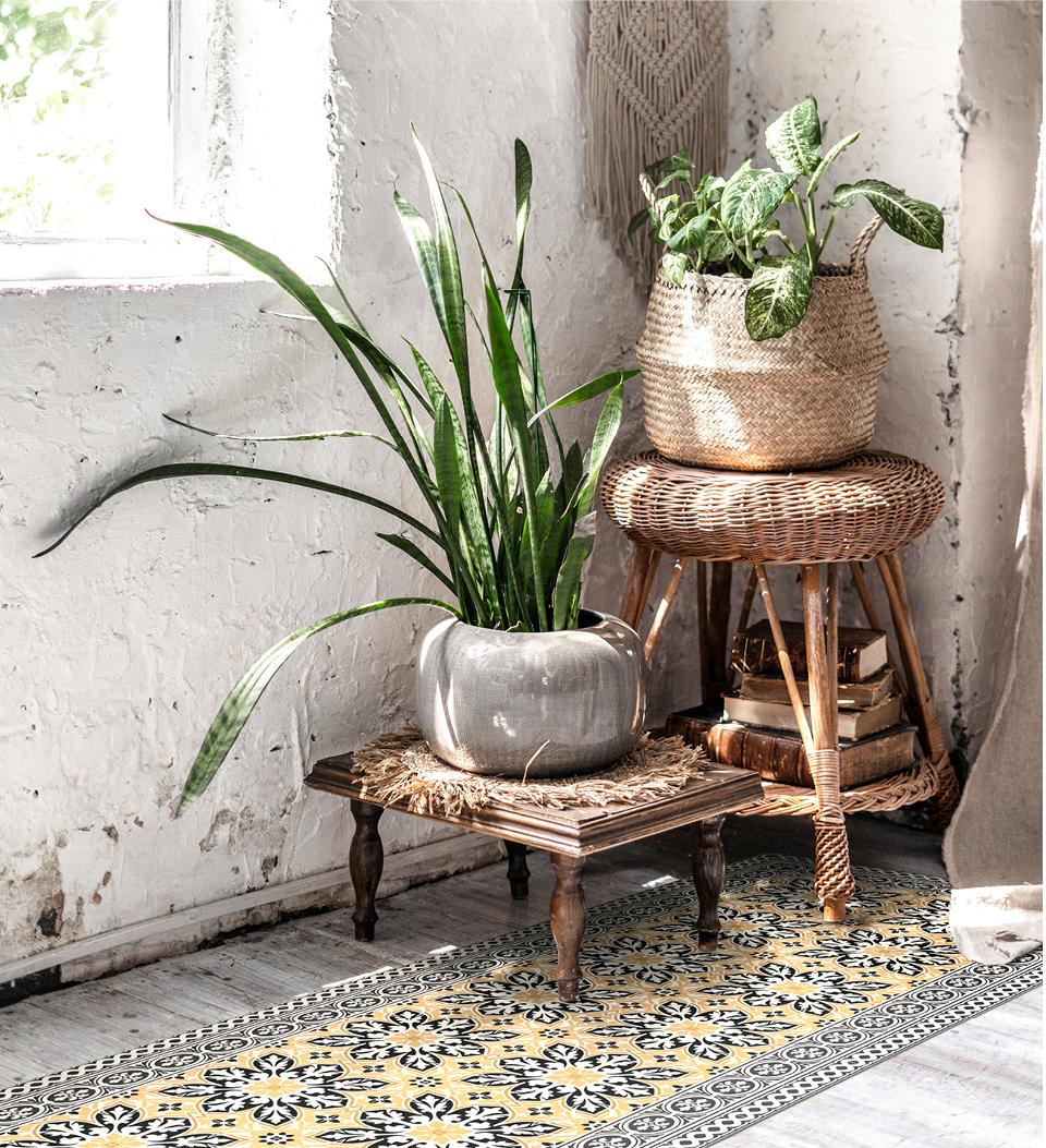 beija India Vinyl Rug