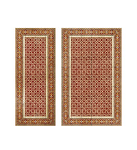 Nicola Red Vinyl Rug