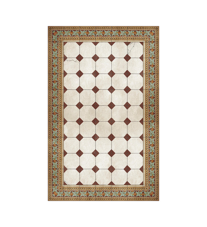 Tapis en vinyle antique Isabel