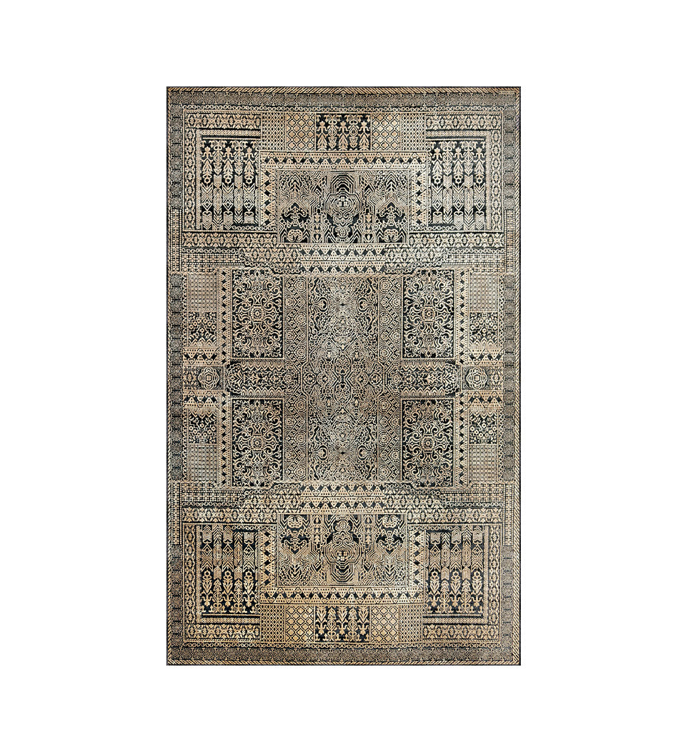 Tapis en vinyle ambre Jaipur