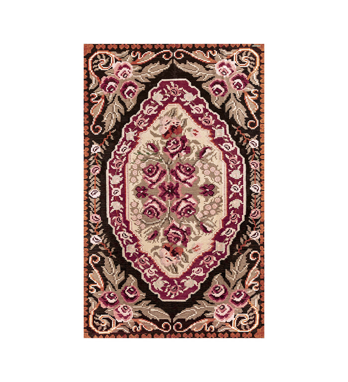 Tapis en vinyle ambre Jaipur