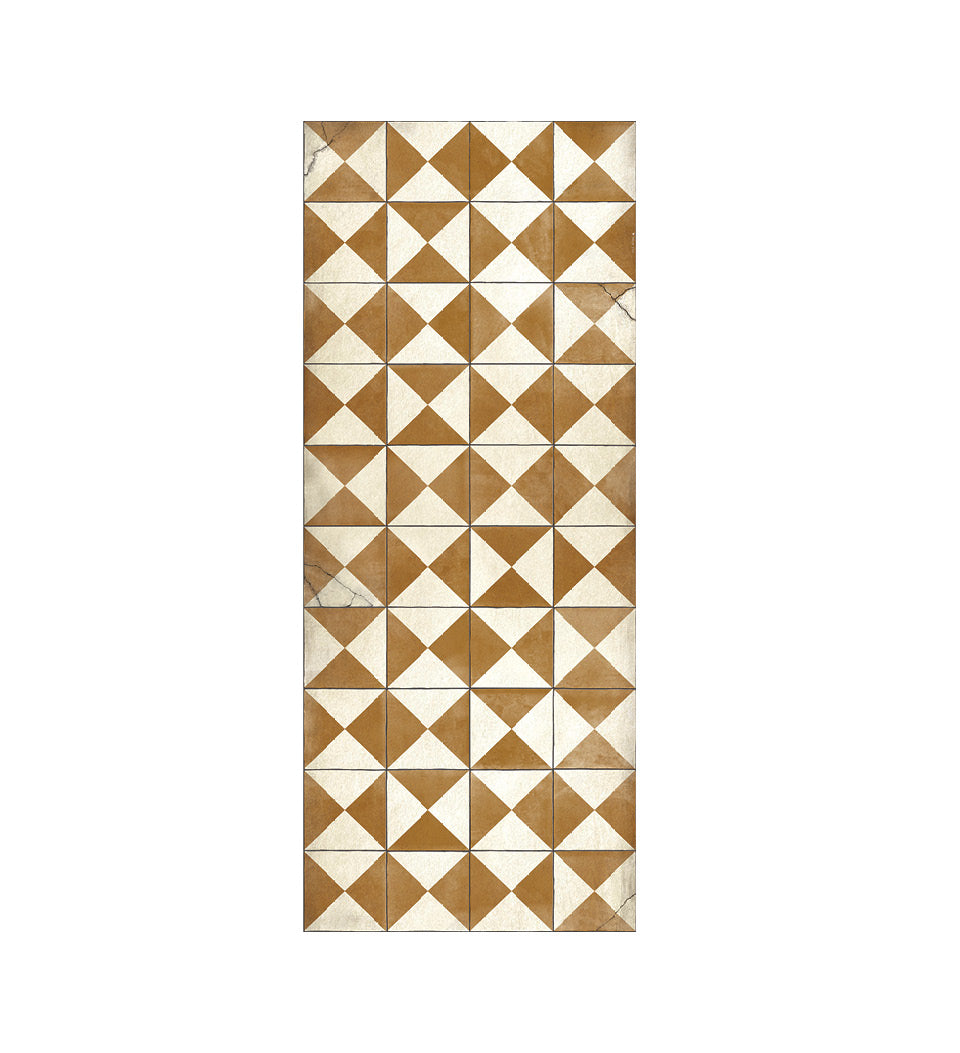 Borgo Camel Antique Vinyl Rug