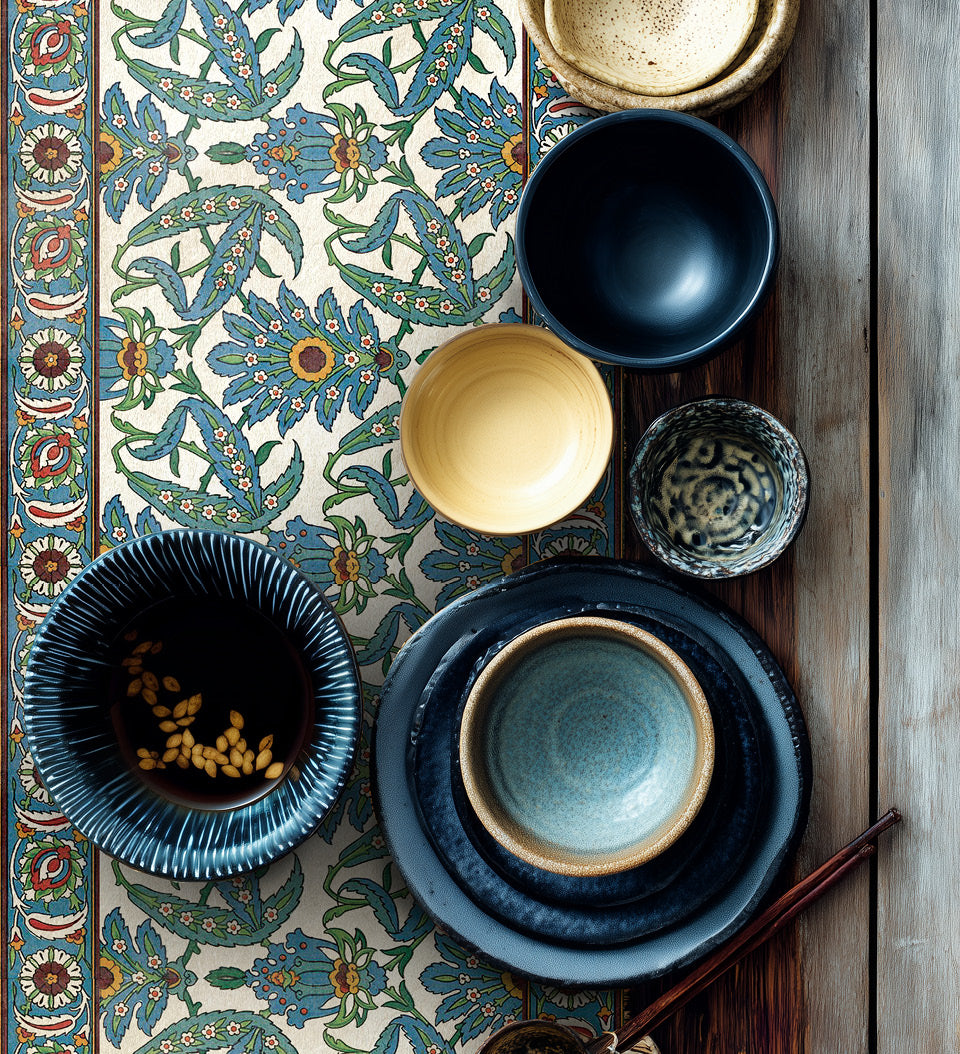 Armenian Lucca Vinyl Table Runner