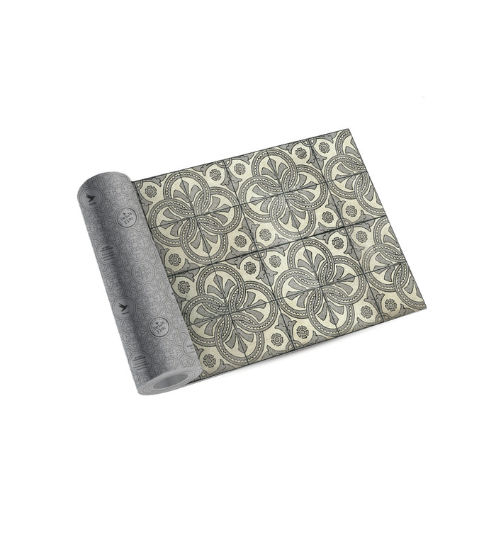 Borgo Lily Noir Antique - Tapis de sol en vinyle Modu