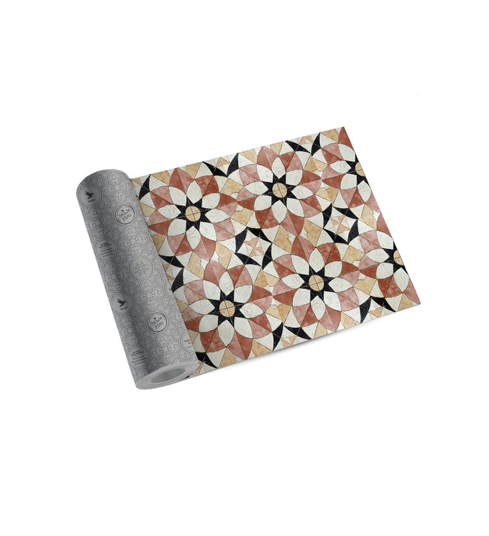 Borgo Lily Noir Antique - Tapis de sol en vinyle Modu