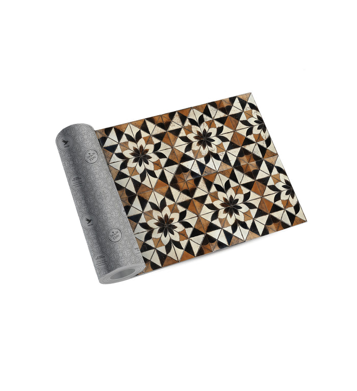 Borgo Lily Noir Antique - Tapis de sol en vinyle Modu
