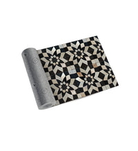 Borgo Lily Noir Antique - Tapis de sol en vinyle Modu