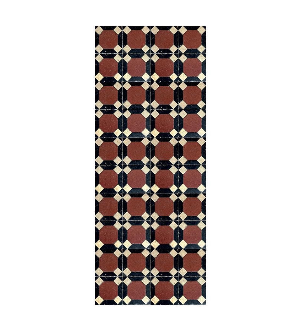 Terre cuite gothique - Tapis de sol Modu en vinyle