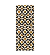 Borgo Lily Noir Antique - Tapis de sol en vinyle Modu