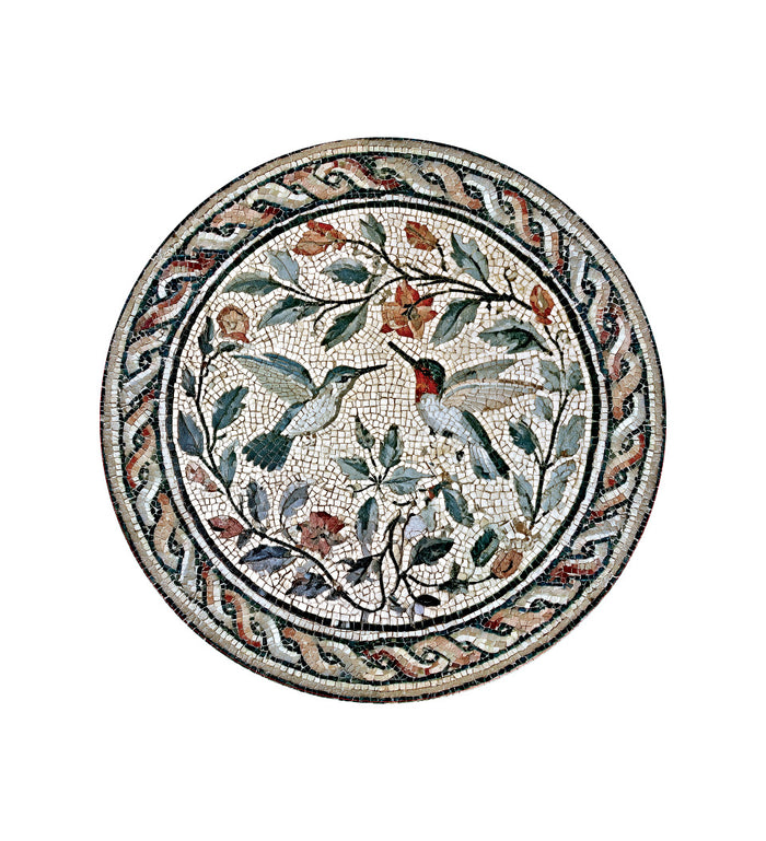 Tivoli Round Vinyl Rug