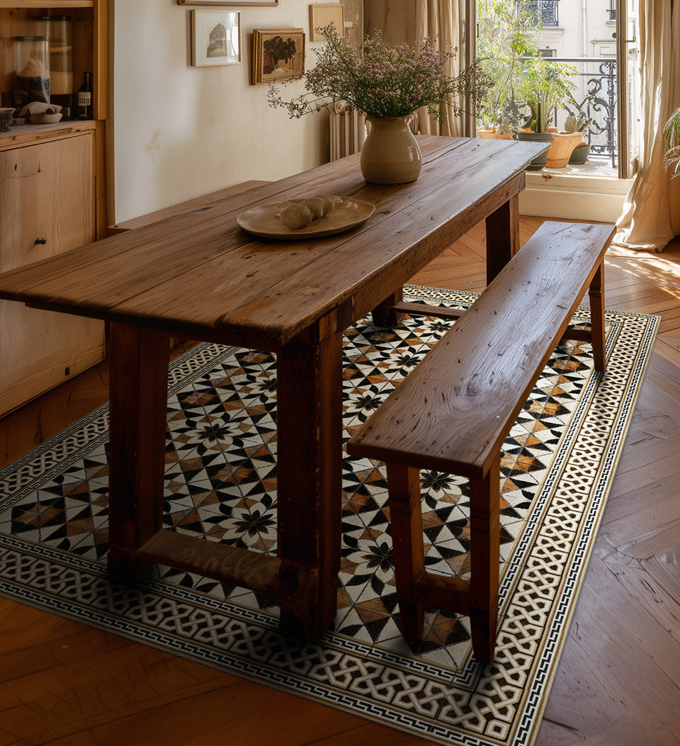 Tapis en vinyle antique Isabel