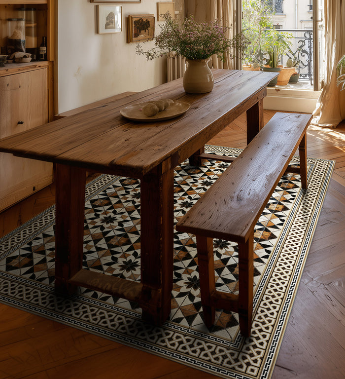 Tapis en vinyle antique Isabel