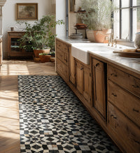 Borgo Lily Noir Antique - Tapis de sol en vinyle Modu