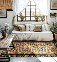 Tapis en vinyle d'automne Kilim