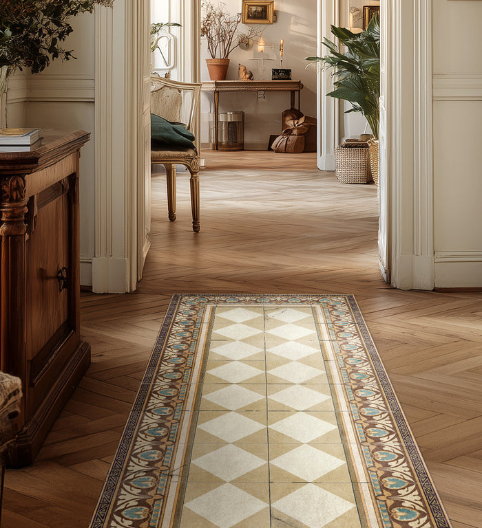Tapis en vinyle antique Isabel